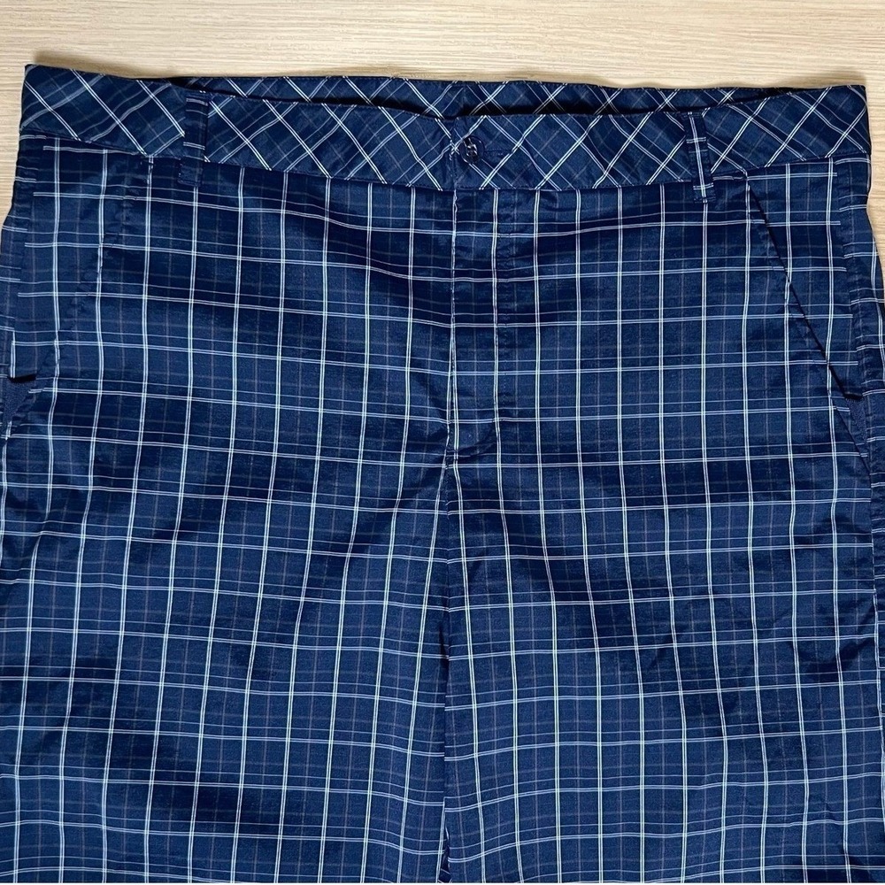 Fila‎ Sport Men's Navy Blue Plaid Golf Shorts Size 40